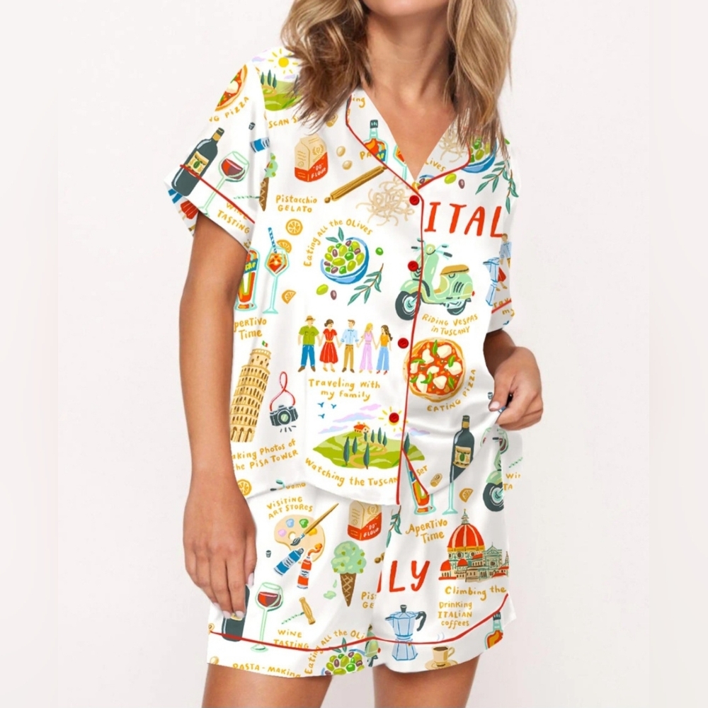 Italian Adventure Pajama Set